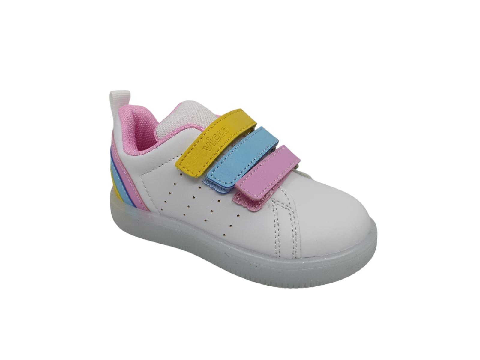 Vicco Sun Çocuk Beyaz Işıklı Günlük Spor Ayakkabı 220 B21 Y212