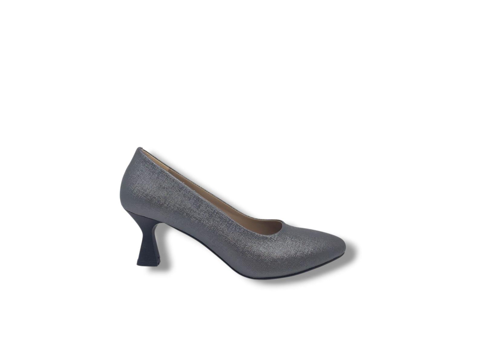 Zerhan 239 Kadın Platin Klasik Alçak Topuklu Ayakkabı