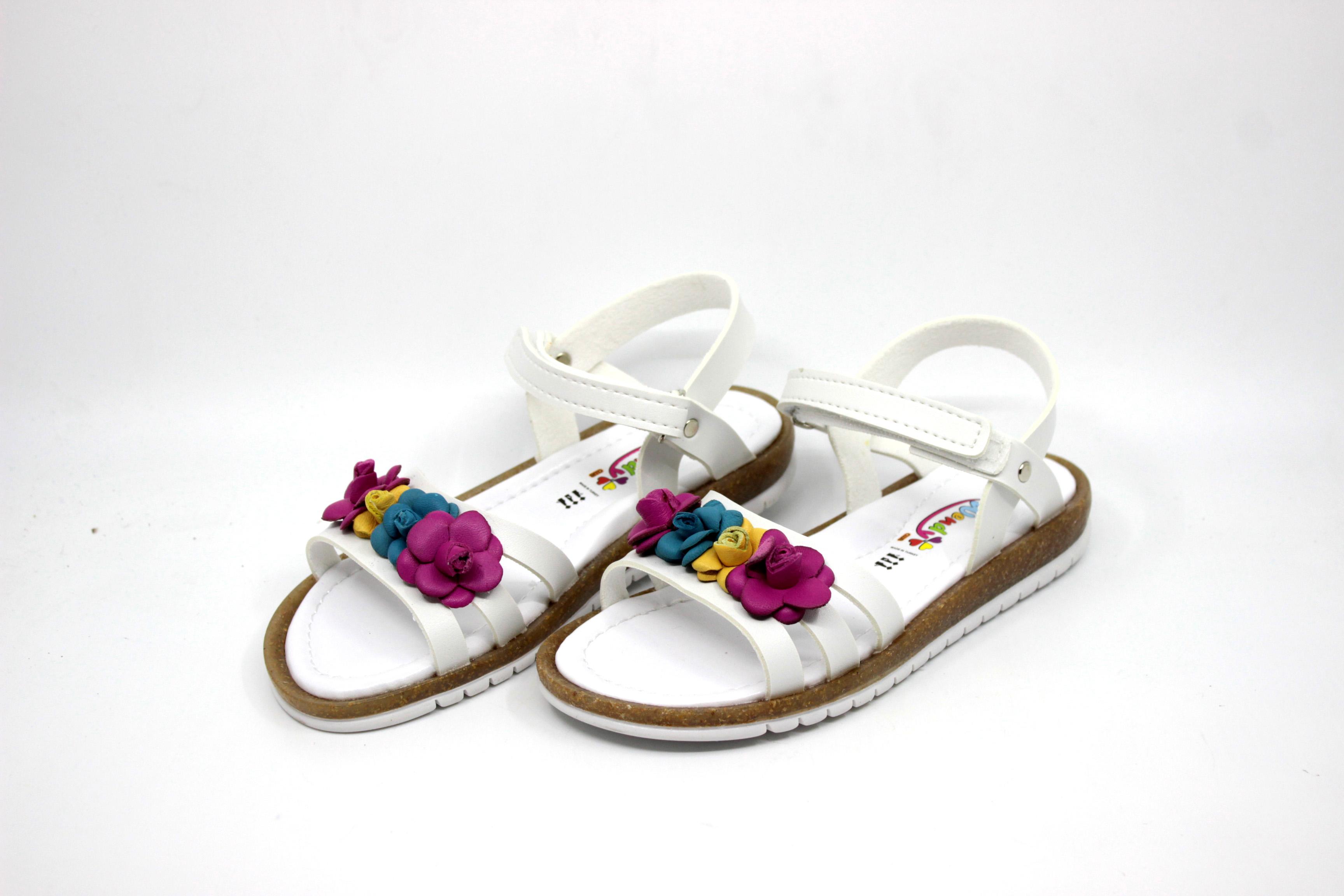 Kız Çocuk Cırtlı Sandalet Wendy 25