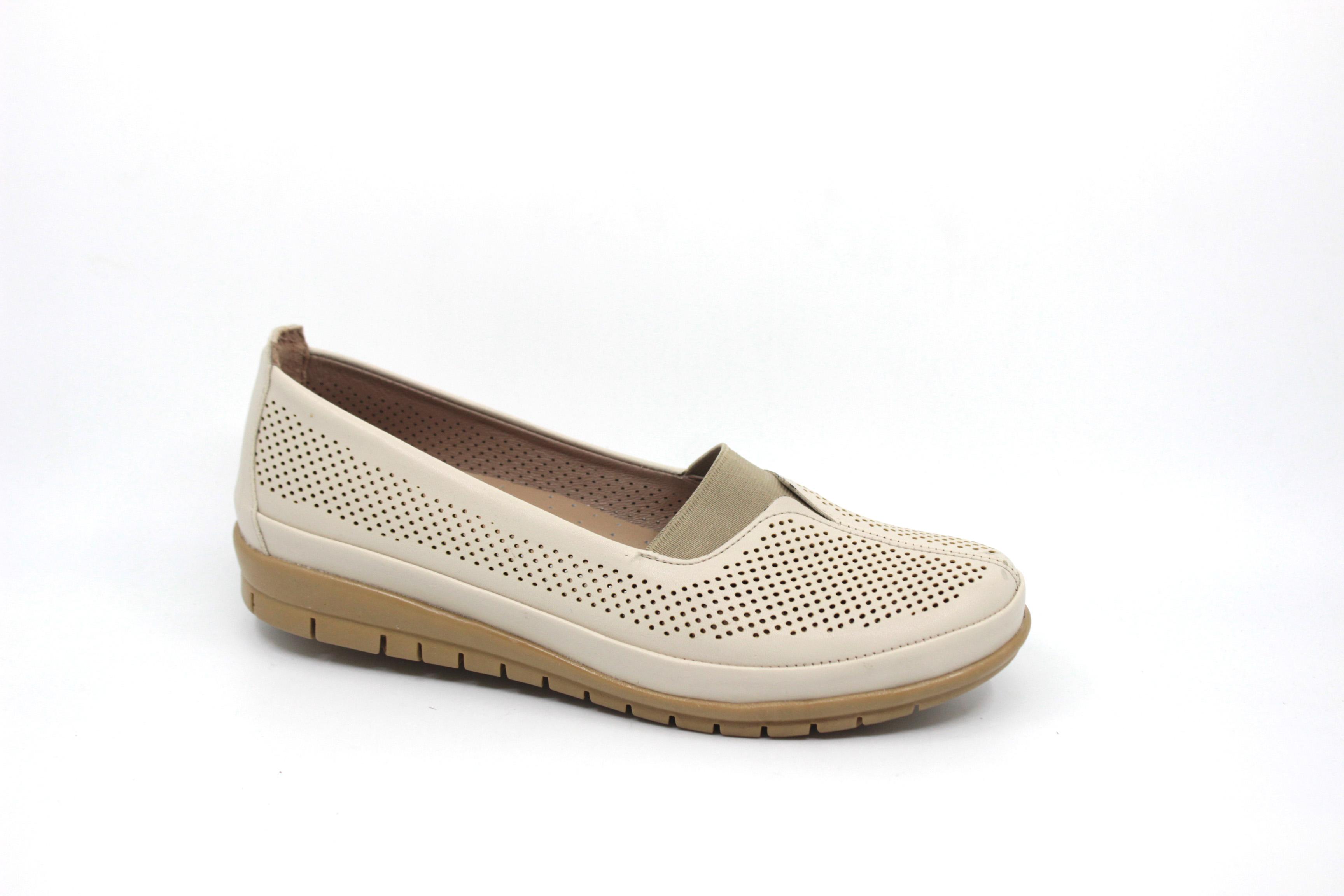 Zerhan 305 Kadın Bej Günlük Comfort Ayakkabı