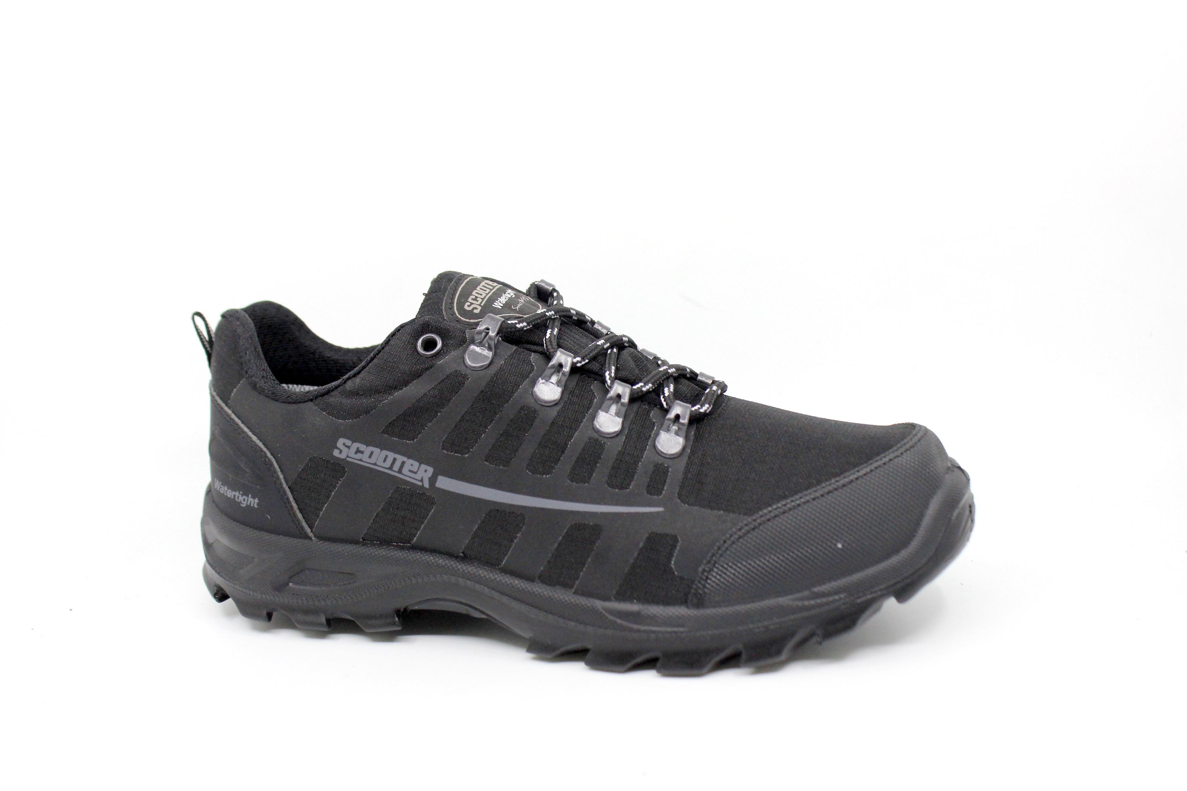 Scooter 5550 Erkek Siyah Bağcıklı Su Geçirmez Watertight Ayakkabı